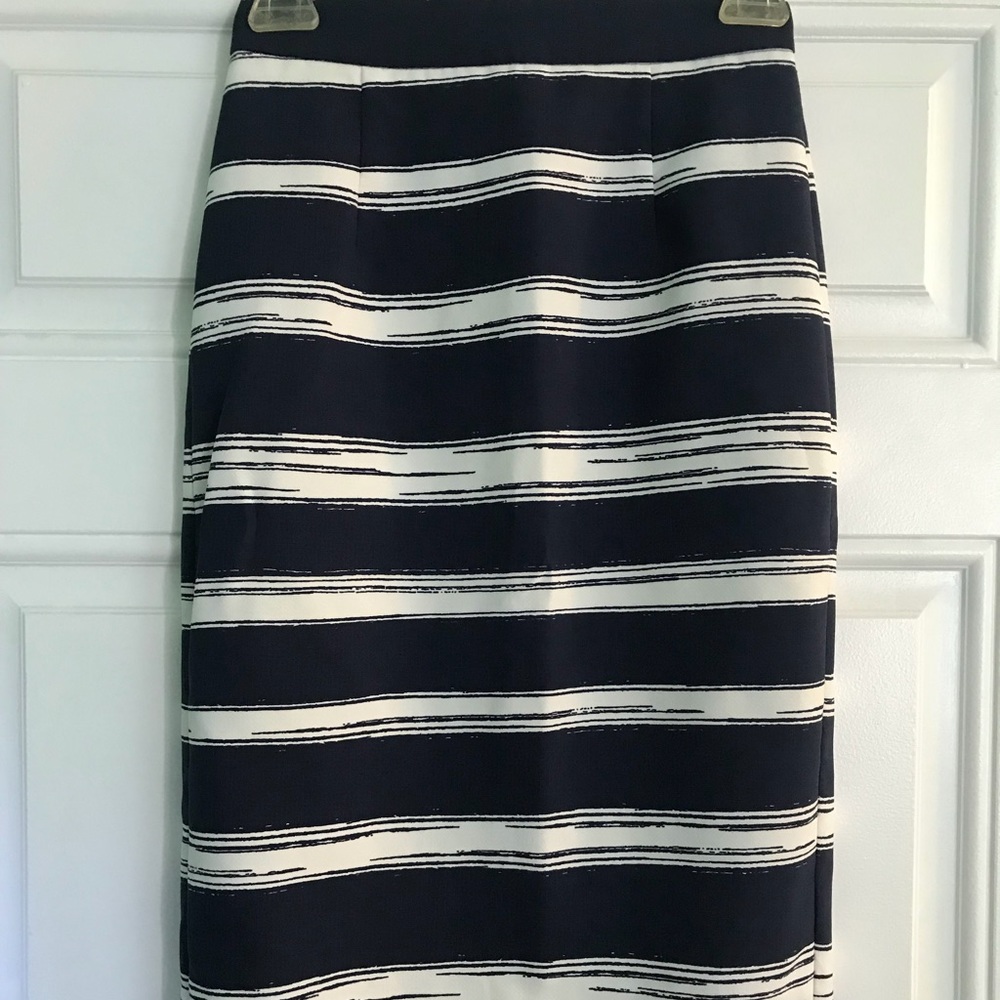Ann Taylor Print Pencil Skirt